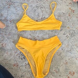 Gnash Swim Yellow Bikini Set